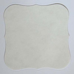 Fleece White Parchment Greeting CARD<br>A-2, Scored