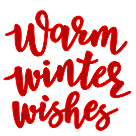 Warm Winter Wishes Die