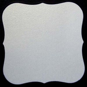 Ice Gold Metallic Large CARD<br>A-7, Scored