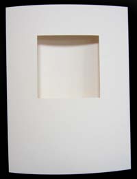3 Panel A-2 Mini  Square<br>Window Card