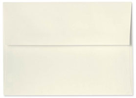 Cream Greeting Envelope, A-2