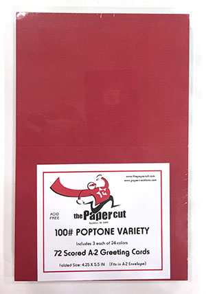 100 Lb PopTone Variety<br>A-2 Scored Cards