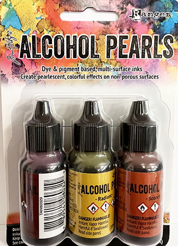 Alcohol Ink Pearls - Set #5<br>Set of 3