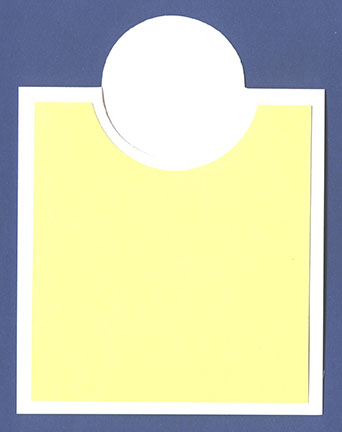 Bib Card Overlay Kit - 10 ct<br>White/Banana Split