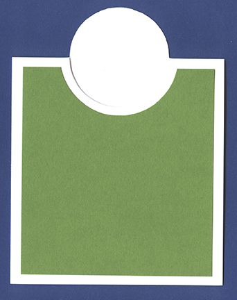 Bib Card Overlay Kit - 10 ct<br>White/Gumdrop Green