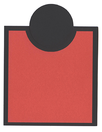 Bib Card Overlay Kit - 10 ct<br>Black/Tangy Orange