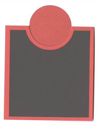 Bib Card Overlay Kit - 10 ct<br>Tangy Orange/Hot Fudge