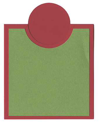 Bib Card Overlay Kit - 10 ct<br>Wild Cherry/Gumdrop Green