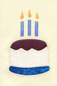 Birthday Cake <br>Quilt-A-Card