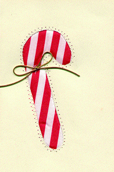 Candy Cane <br>Quilt-A-Card
