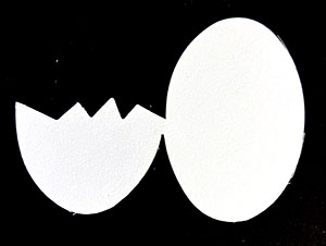 White Cracked Eggs<br>25 ct