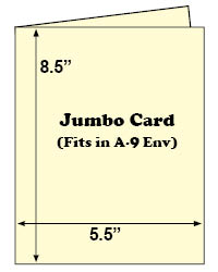Cream Jumbo Card, A-9