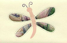 Dragonfly <br>Quilt-A-Card