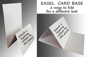 Easel Card Base