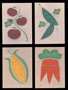 Folk Art Farmer's Market Variety <br>Quilt-A-Card