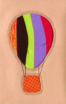 Hot Air Balloon <br>Quilt-A-Card
