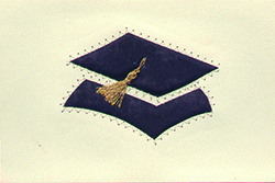 Graduation Cap/Mortarboard <br>Quilt-A-Card