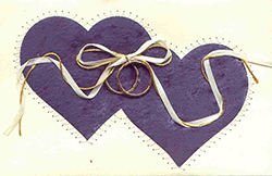 Double Heart <br>Quilt-A-Card
