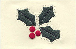 Holly <br>Quilt-A-Card