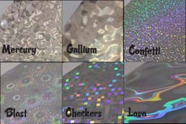 Holographic Variety<br>Variety of 7 patterns
