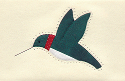 Humming Bird <br>Quilt-A-Card