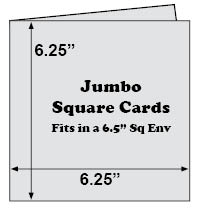 Jumbo Square Card