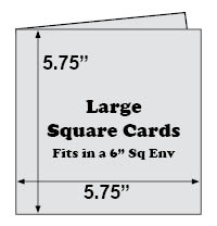 Large Square Card