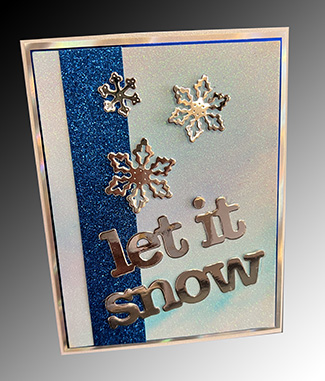 Let It Snow<br>Christmas Card Kit<br>Paper Only or Complete Kit