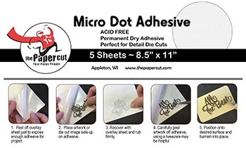 Micro Dot Adhesive<br>Open for size and Qty Choices