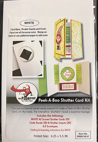 Peek-A-Boo Shutter Card<br>10 ct Kit with Envelopes