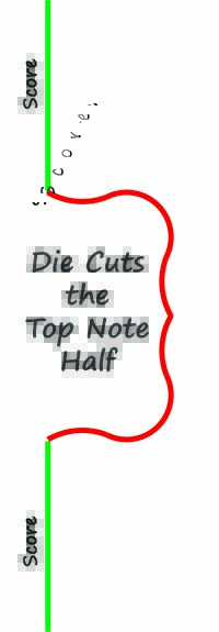 Top Note Card Making Die