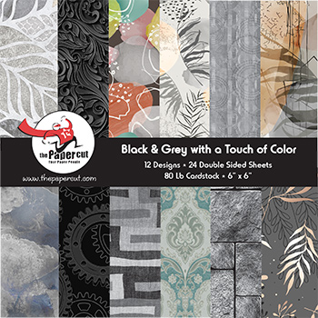 Black & Grey with a Touch of Color<br>6