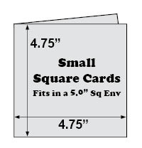 Small Square Card