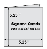 Square Card, 5.25