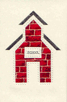 School House <br>Quilt-A-Card