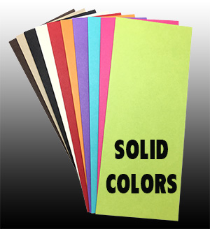SlimLine Cards<br>Open to see Color Choices