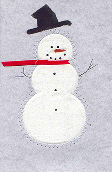 Snowman <br>Quilt-A-Card