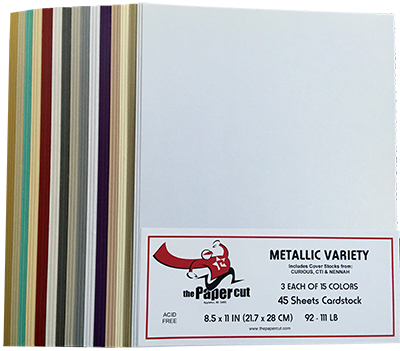 Metallic Variety, Other<br>8.5 x 11, 45 count