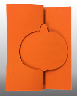 Pumpkin<br>Swinging Z Fold Card