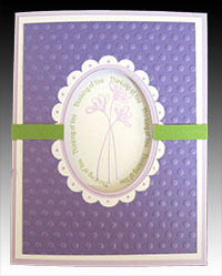 Scallop Window Overlay Kit<br>Sample Card Only - NOT FOR SALE