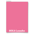 Pink Bubblegum (prev Bright Pink) 80 Lb Smooth Lessebo