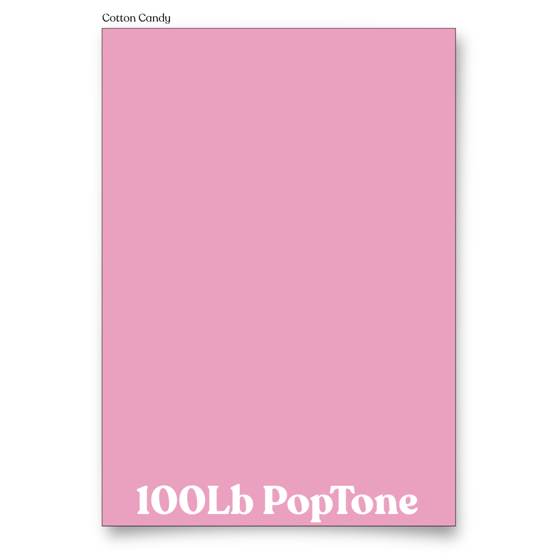 PopTone Cotton Candy 100 Lb Cardstock