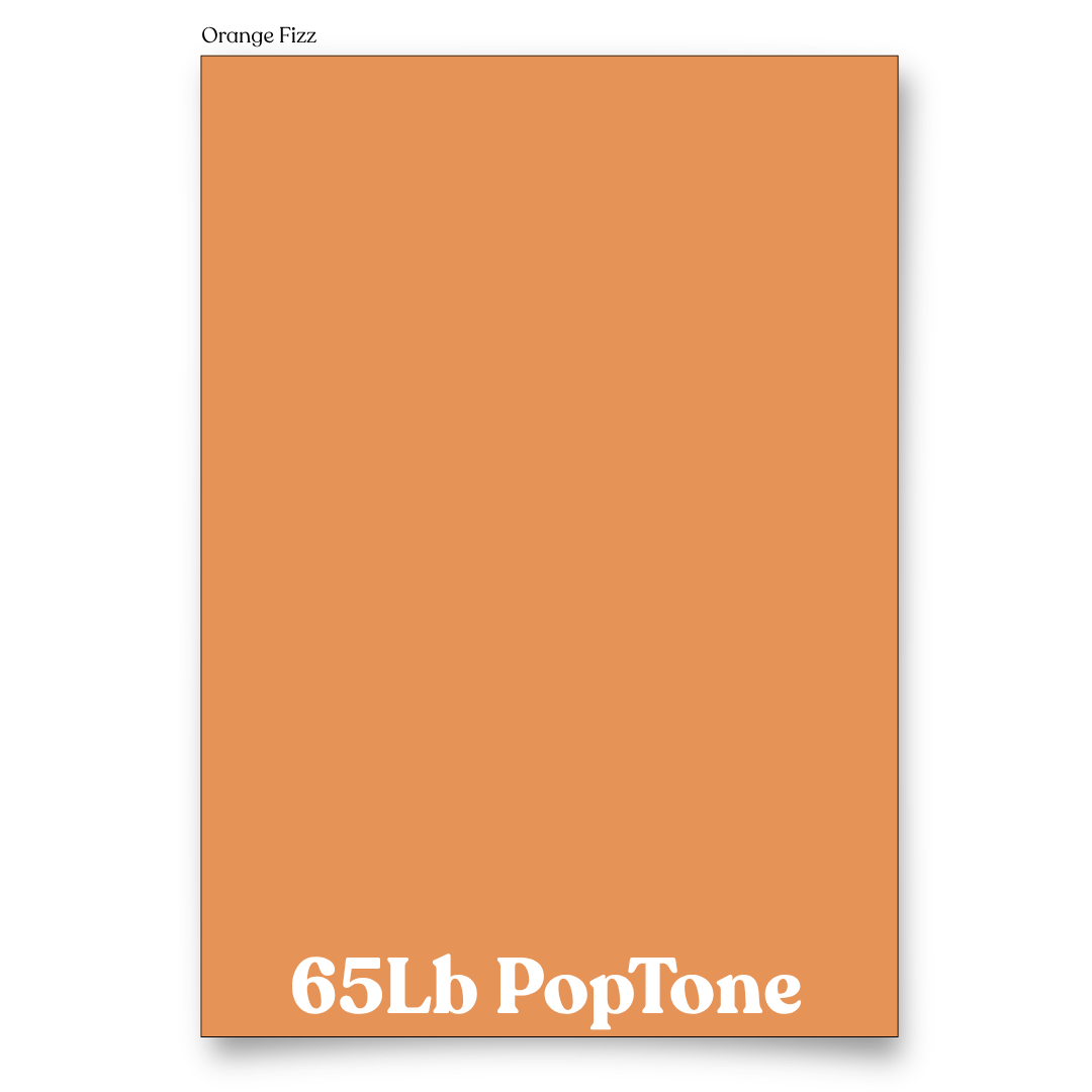 PopTone Orange Fizz 65 Lb Cardstock