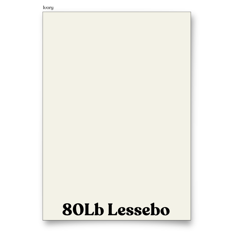 Ivory 80 Lb Smooth Lessebo
