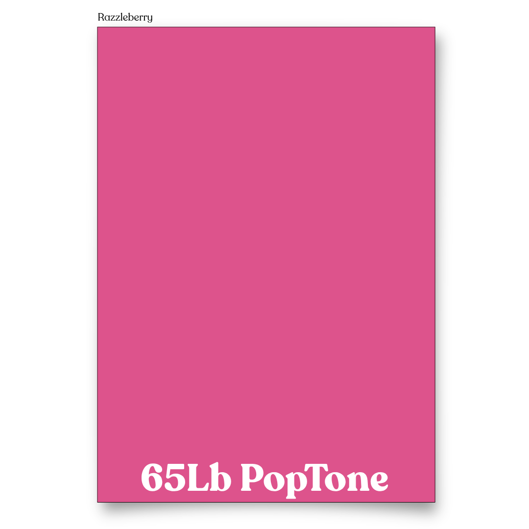 PopTone Razzleberry 65 Lb Cardstock