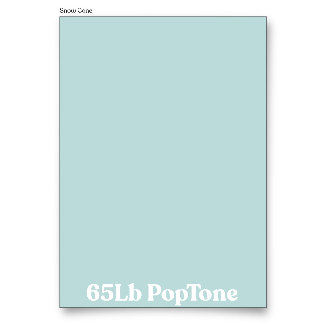 PopTone Snow Cone 65 Lb Cardstock