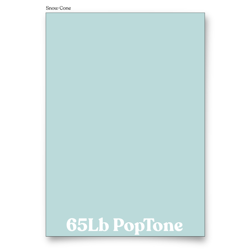 PopTone Snow Cone 65 Lb Cardstock