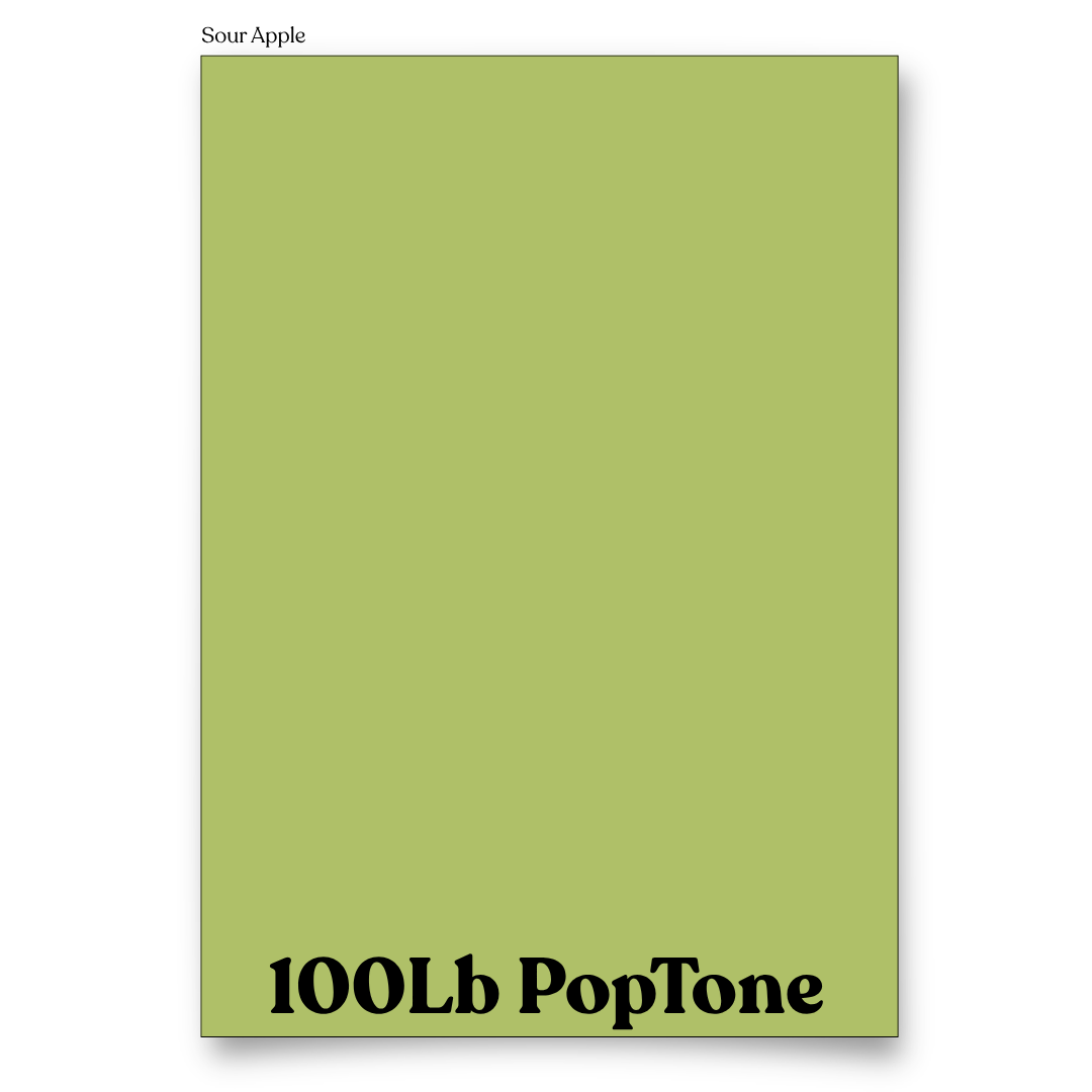 PopTone Sour Apple 100 Lb Cardstock