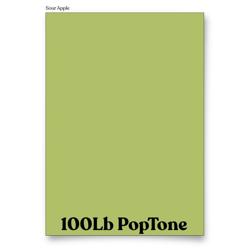 PopTone Sour Apple 100 Lb Cardstock