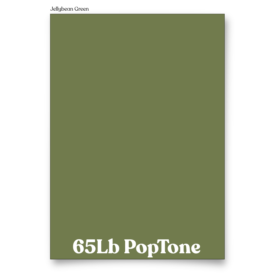 PopTone Jellybean Green 65 Lb Cardstock